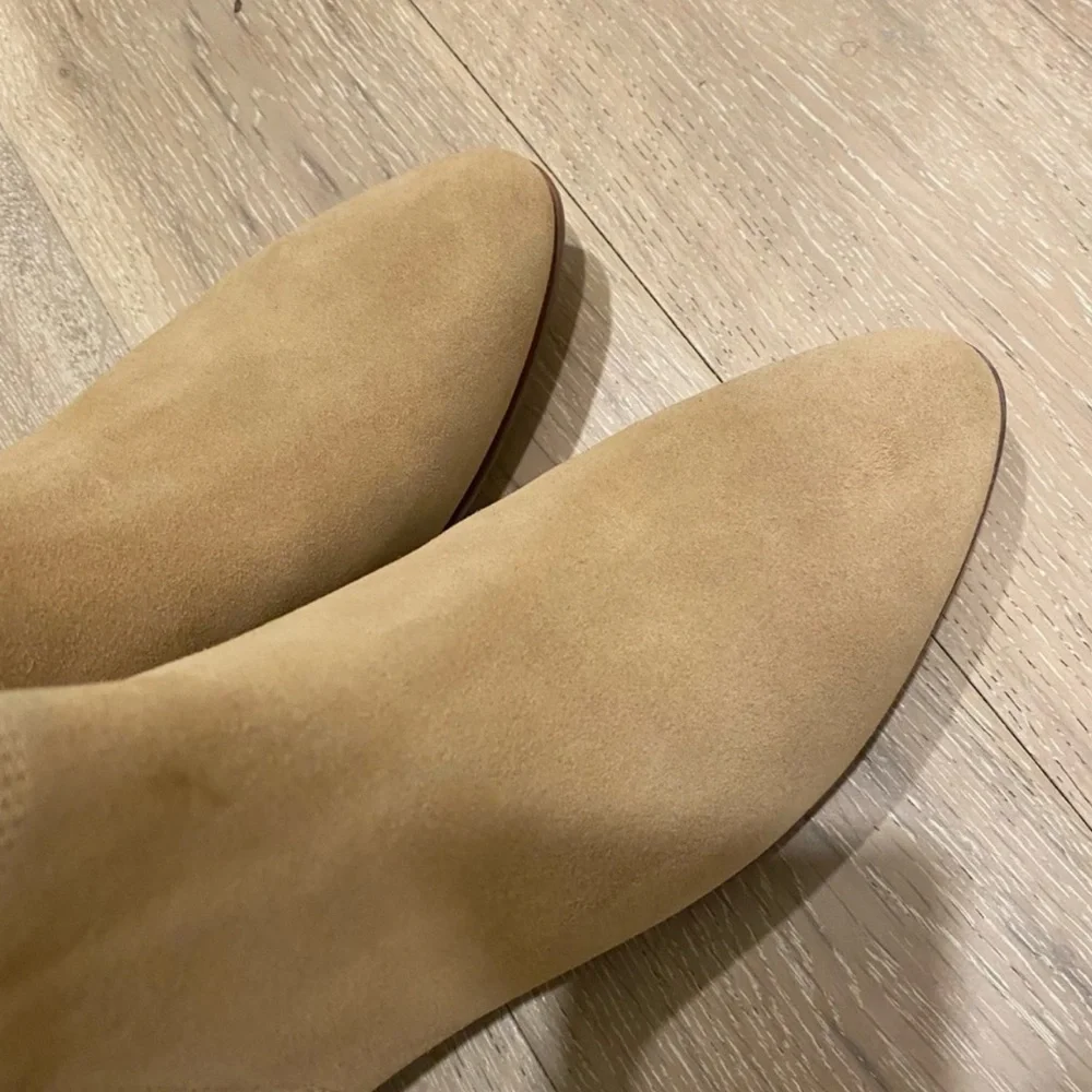 JCrew Pull-On Chelsea Ankle Boots tan
Suede Genuine Leather 8.5 women - Picture 3 of 8